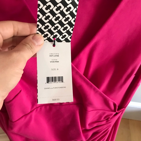 Hot Pink Diane von Furstenberg dress never worn! - Picture 3 of 3